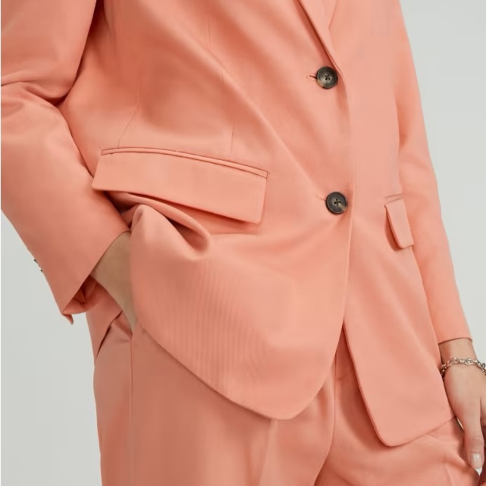 Tawny pink oversized blazer